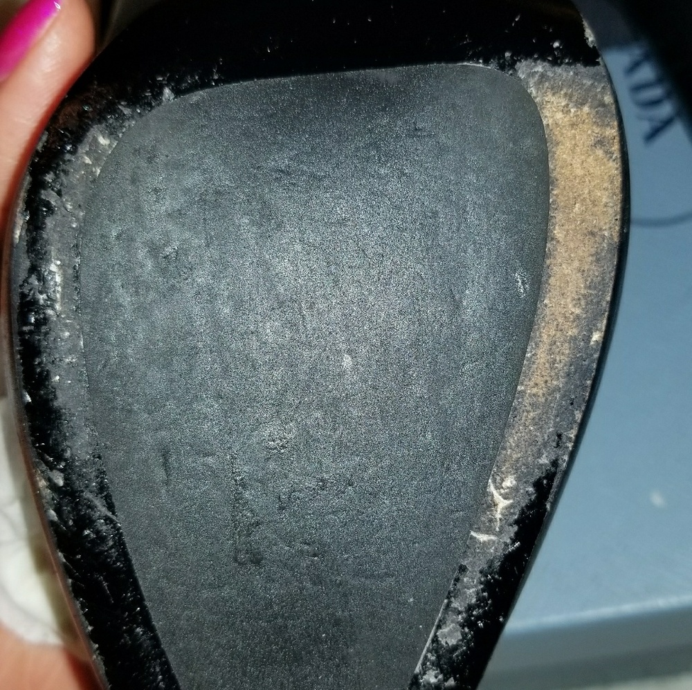 Pre-Loved Black Prada Block Heel Bootie - Picture 7 of 7